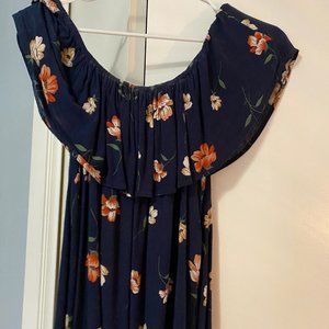 Off the shoulder floral top
